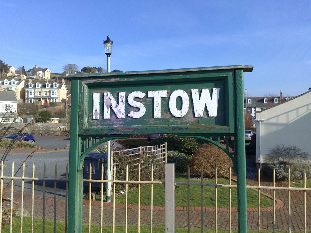The platform at Instow
